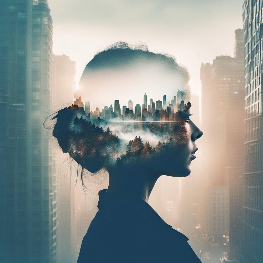 Stunning Double Exposure Art with HDR Details