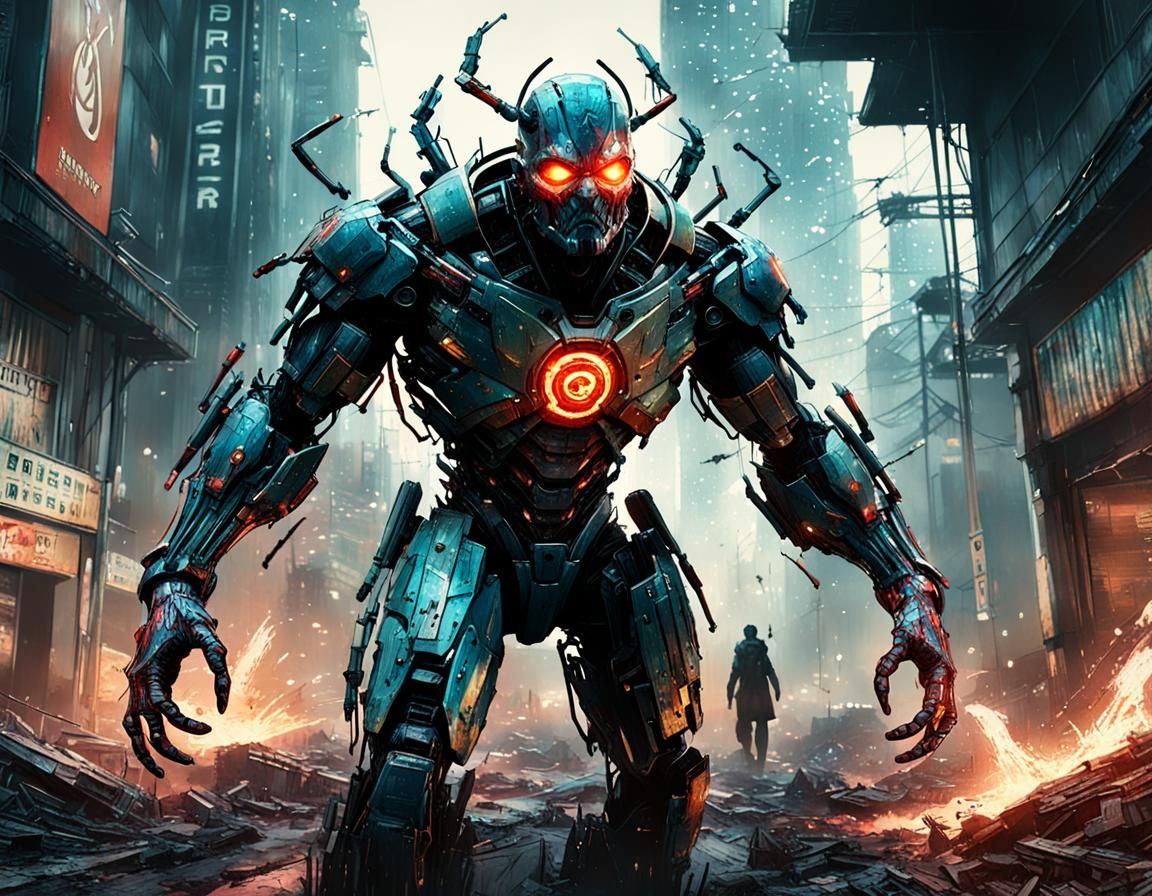 DC Comics Supervillain Firebug in Detailed Matte Painting