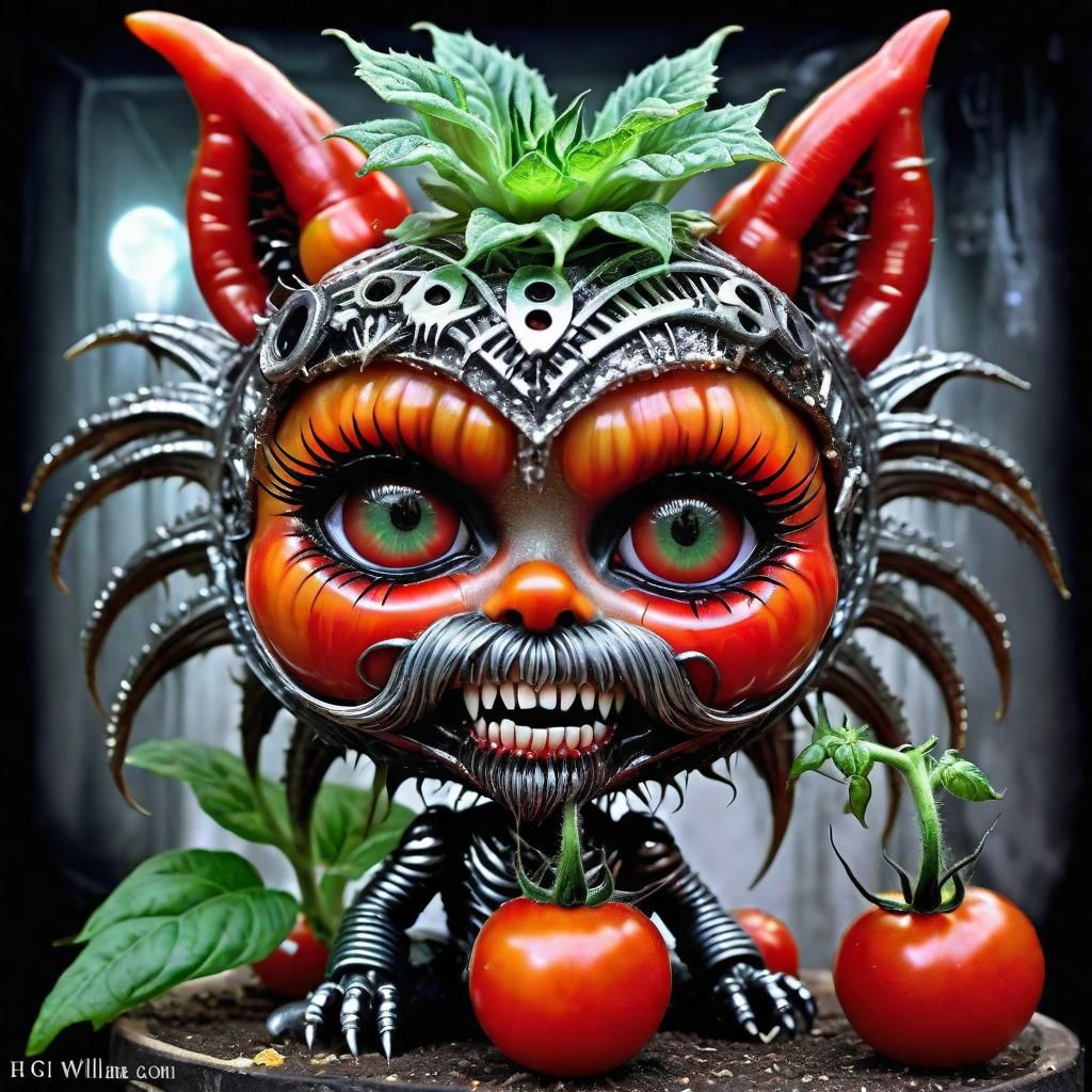 The magic living Tomato plant