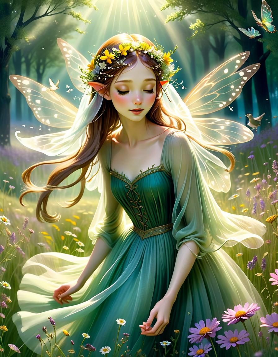 Fátyolos tündérlány....