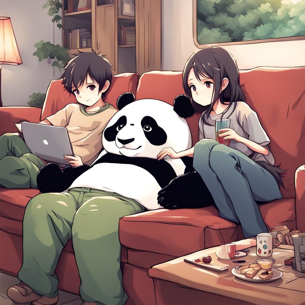 Anime Style: Panda Movie Night