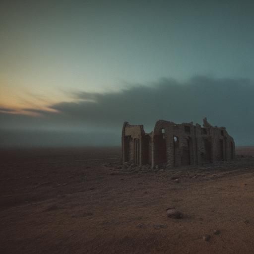 Desolate Earth from the Moon: A Cinematic Post-Apocalypse