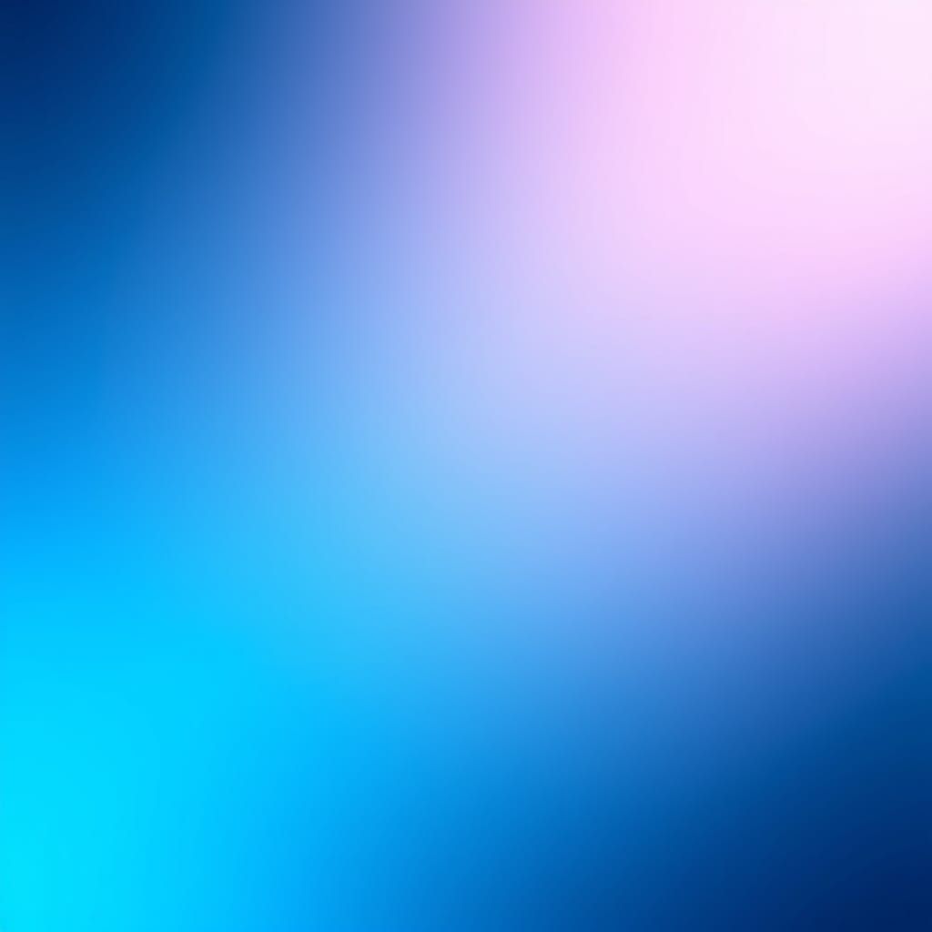 Ethereal Gradient Art: Indigo to Cyan Glow