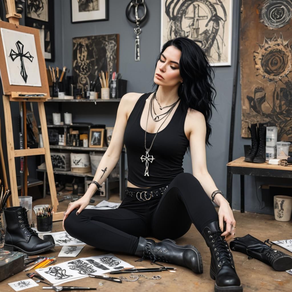 Comfort in the Studio: A Contemporary Comic Scene