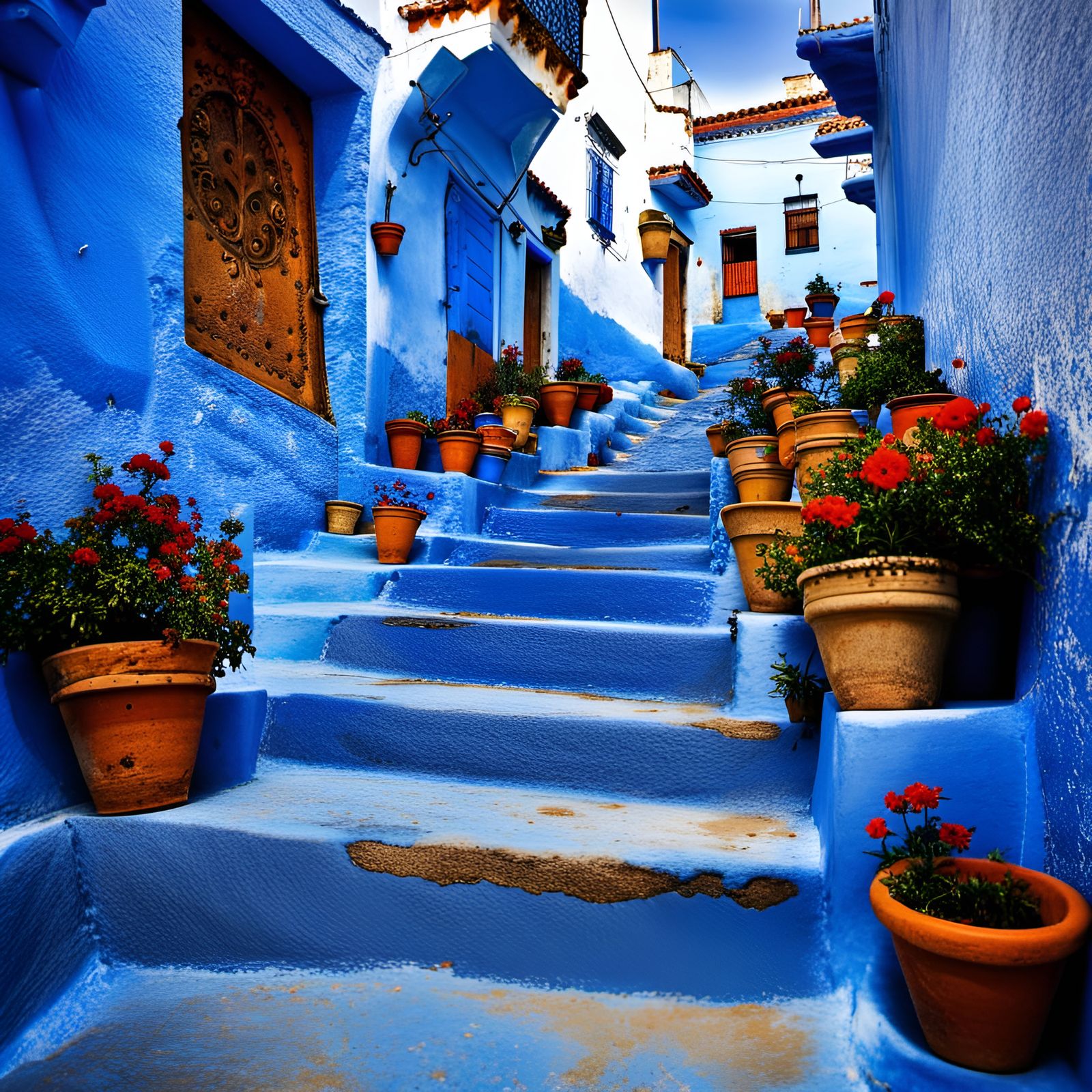 Chefchaouen Medina: Blue City in Vivid Detail