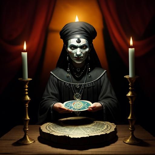 Gypsy fortune-teller,