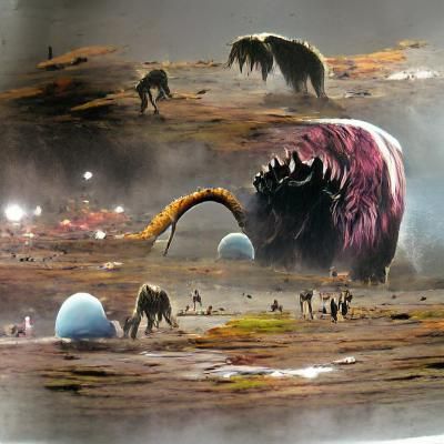 Giant Monster Eats Planet: Concept Art