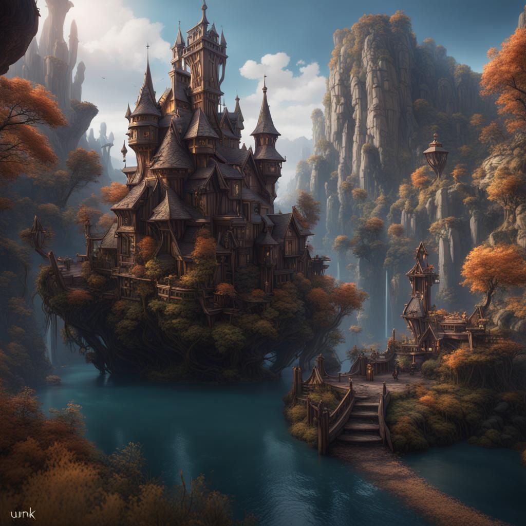 Fantastical Funnyjunk.com Splash Screen: Digital Matte Paint...