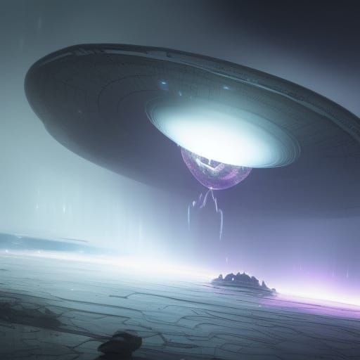 Diamond Ship Emerges from Black Hole