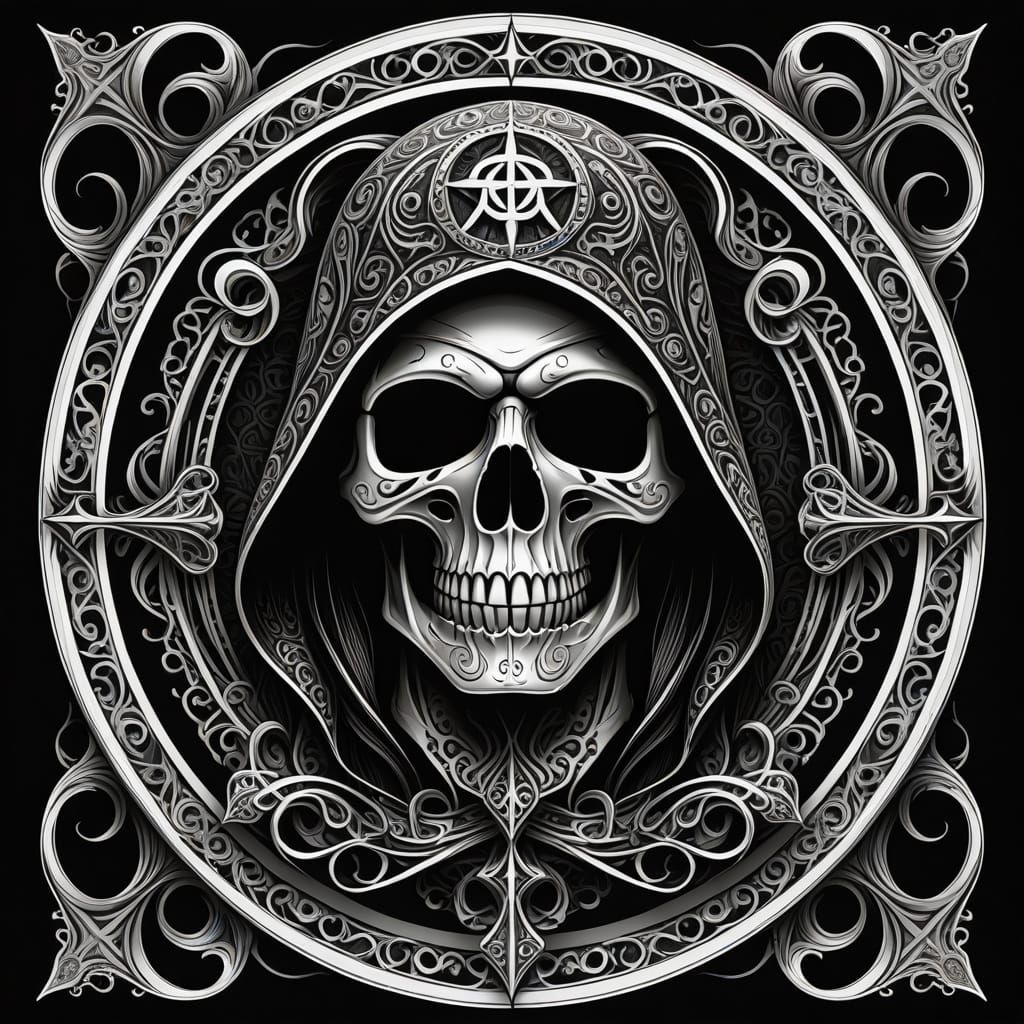 Sons of Anarchy Emblem in Intricate Vector Art