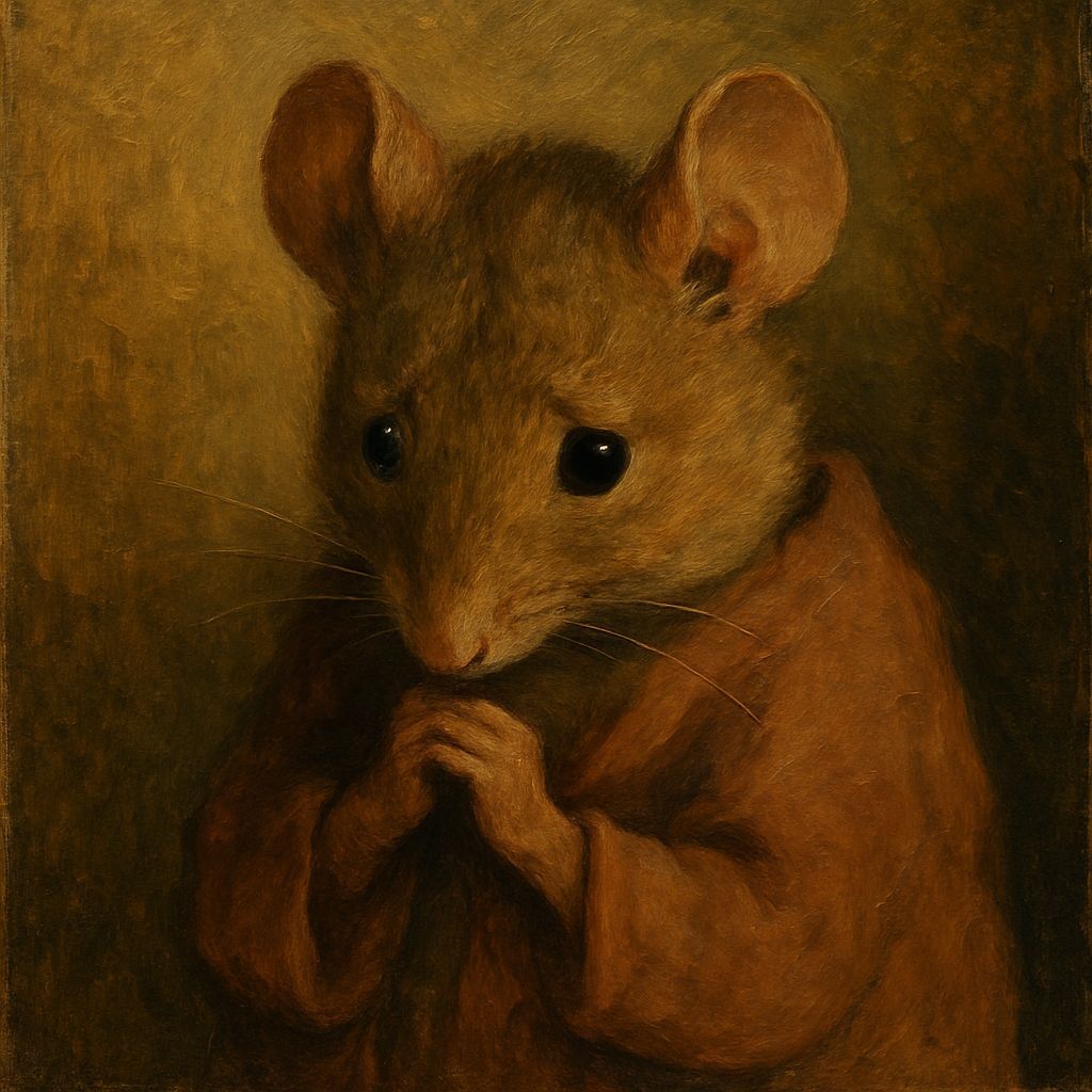 Mouse in the Style of a Classic Painting