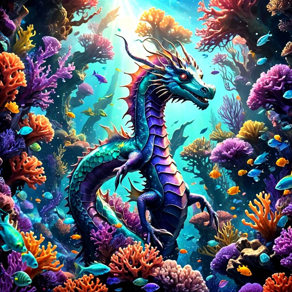 Dragon Emerges from the Deep Sea