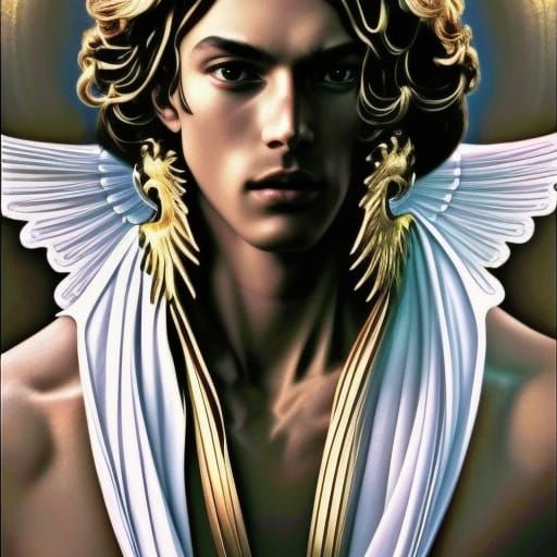 Angelic Princes Portrait in Extravagant Detail