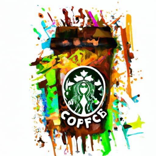 Starbucks Graffiti Art in Street Art Style