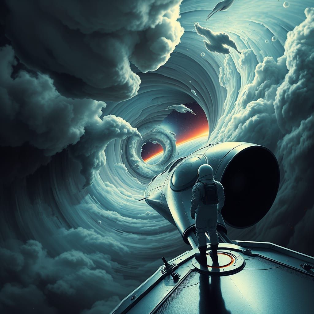 Surreal Space Odyssey Unfolds Through Wormhole