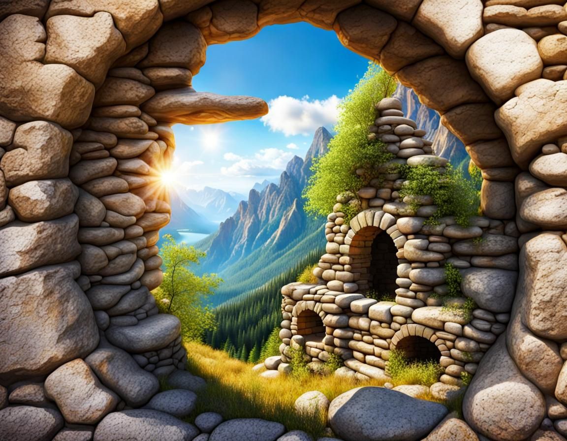 Stone Ruin Window