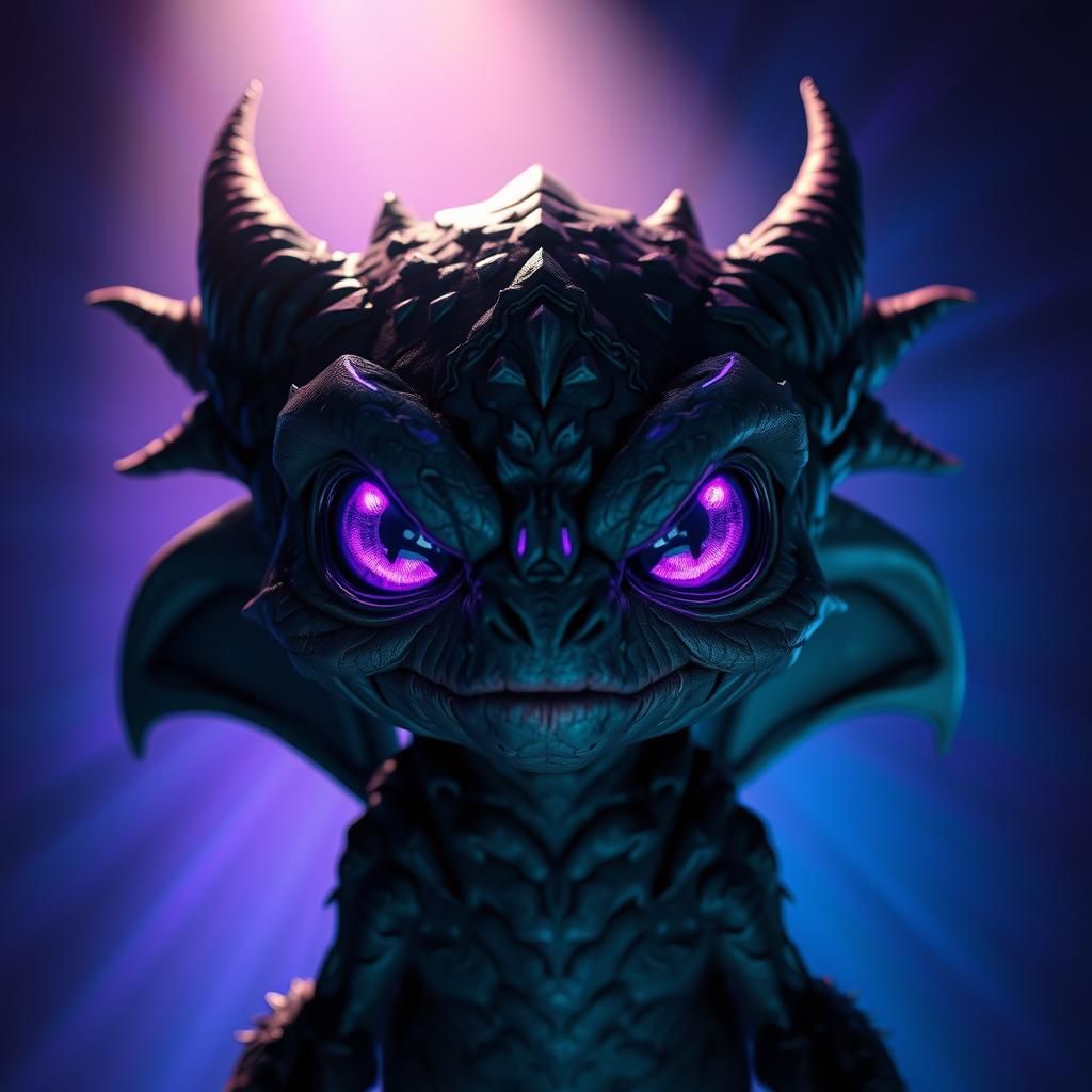 Fantasy Creature Concept Art in Gothic Sci-Fi Style