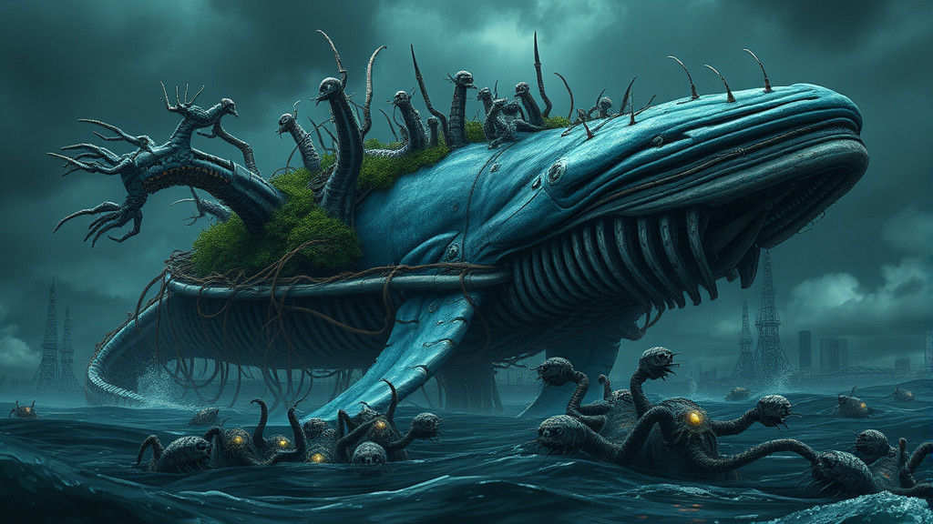 Cybernetic Whale Rises from Tokyo Bay: Body Horror
