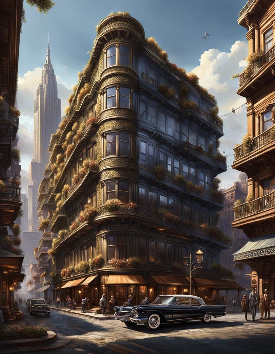 Elegant Melanin Figure: Detailed Matte Painting