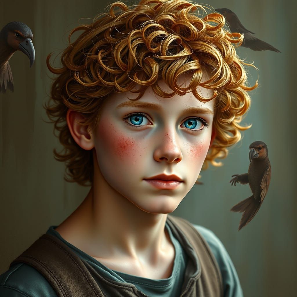 Ethereal Youth in Renaissance Revival