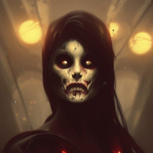 Dark Fantasy Ghost Concept Art in 8K Resolution