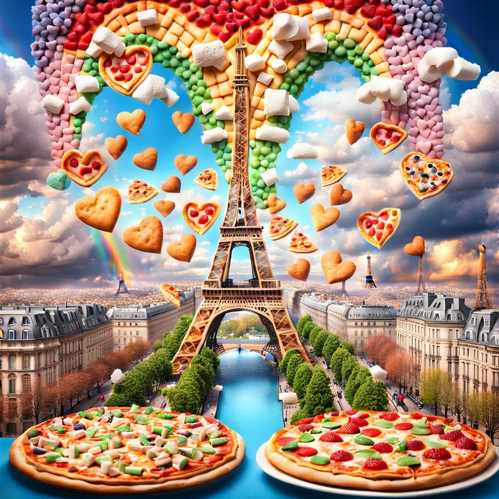Paris filled with food!