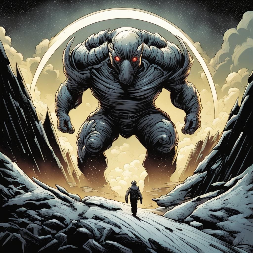 Cipollino in Comic Book Style