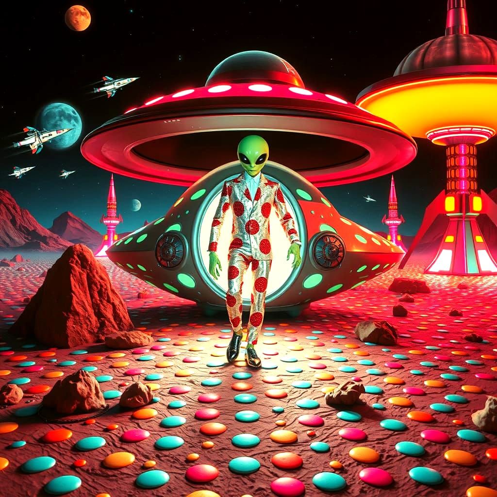 The polka dot planet