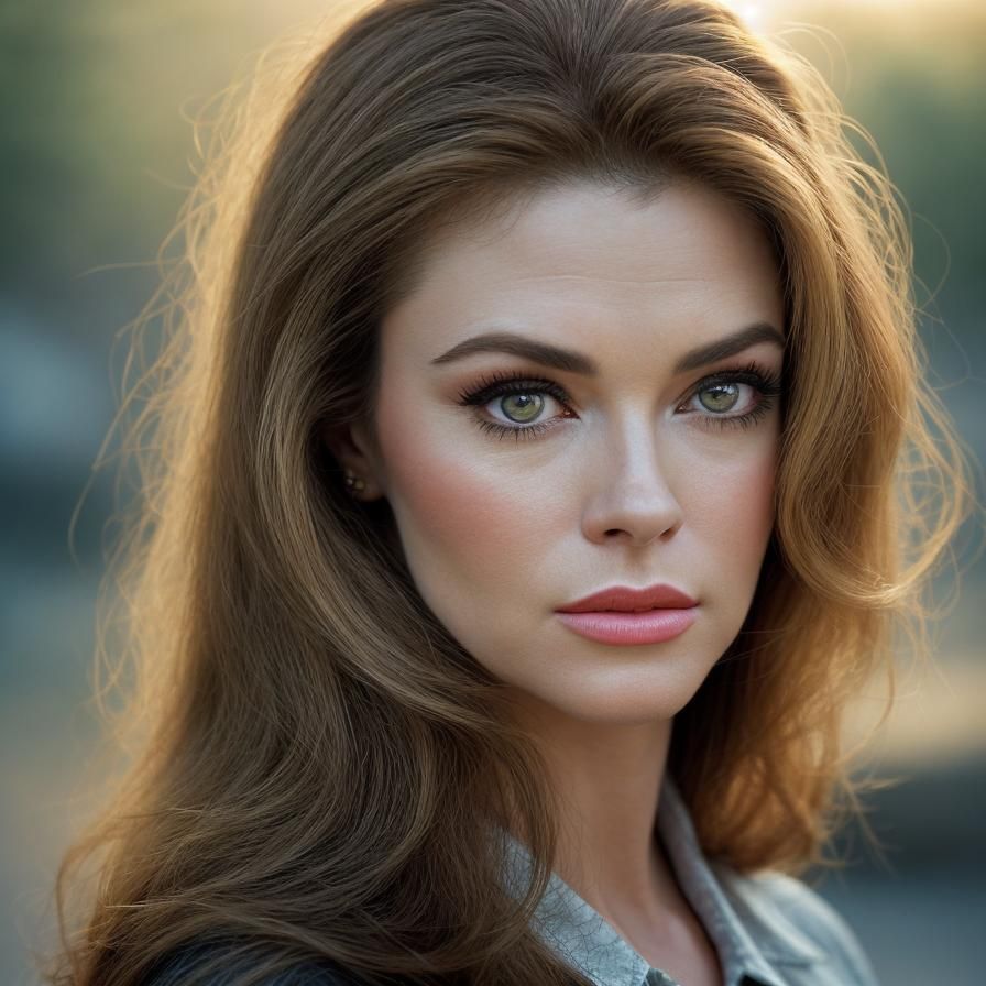 Classic Hollywood Portrait in Hyperrealism