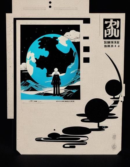 Serene Topographic View of Planet Earth