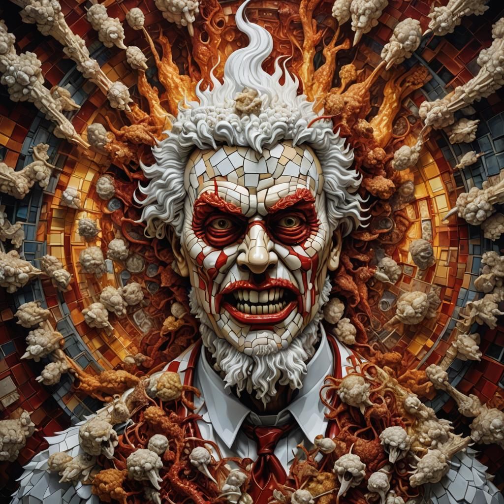 Surreal KFC Inferno by Tábara, Runyan & Ortega