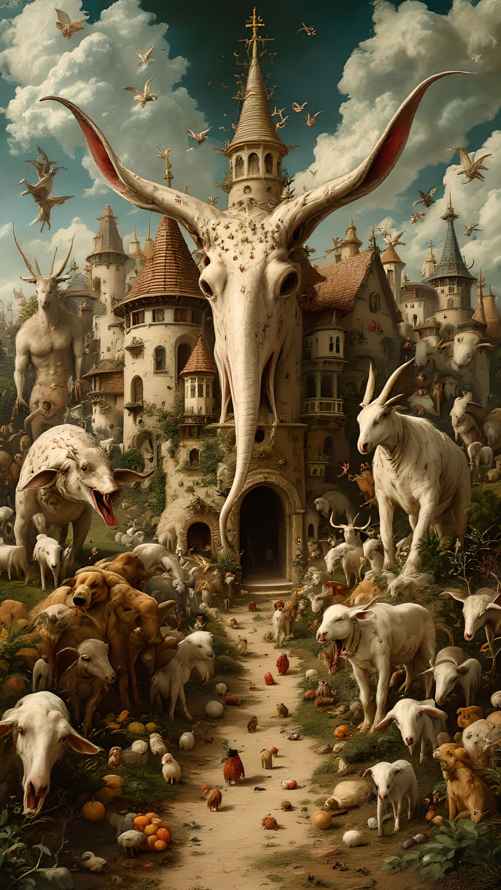 Hieronymus Bosch Baroque Troglodite Farm