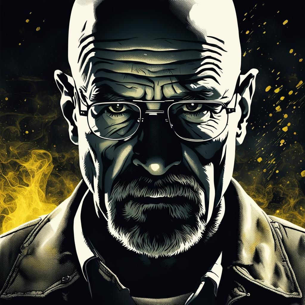 Breaking Bad Style Cinematic Poster