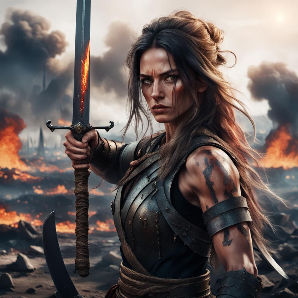 The Angry Battlefield Warrior