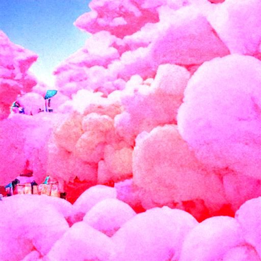 Whimsical Cotton Candy Dreamscape