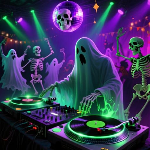 Haunted New Year's Eve Party with Ghost DJ