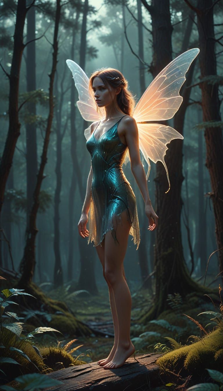 Whispering Fairy on a Gentle Finger