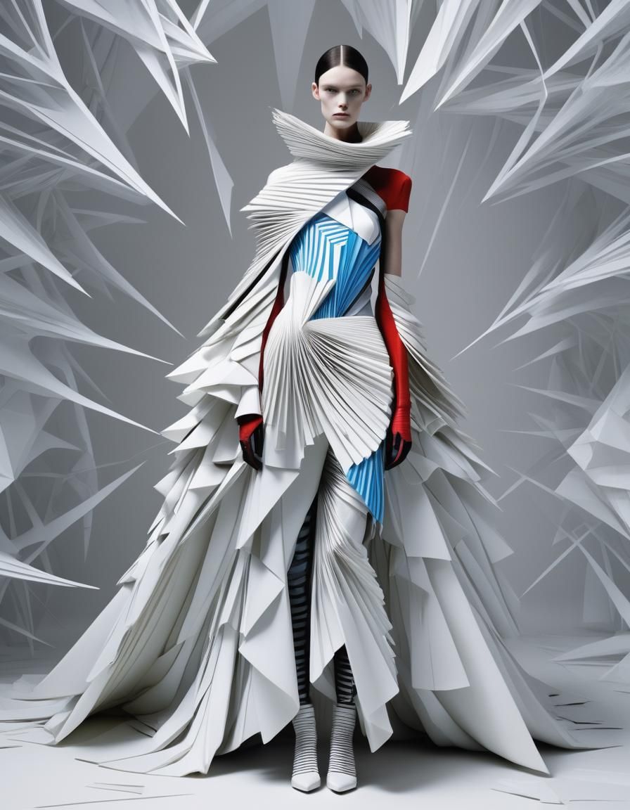 Avant-Garde Fairytale Fashion Illustration