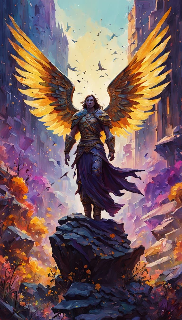 Mystical Being in Surreal Realm: Digital Matte Painting