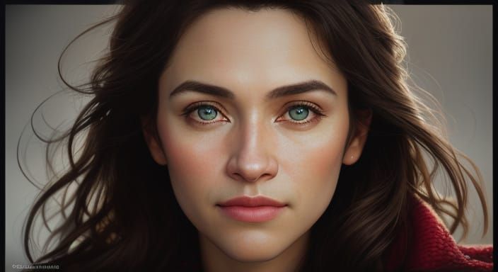 Cinematic Portrait of a Woman with Soft Bokeh