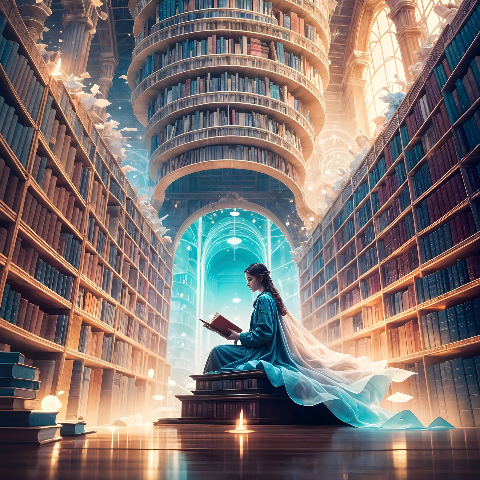 Mysterious Library World of Infinite Knowledge