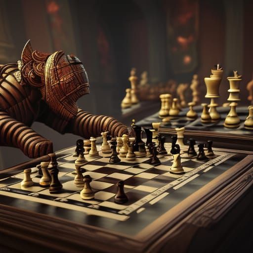 Chess Pieces: A Fantastical Final Gambit