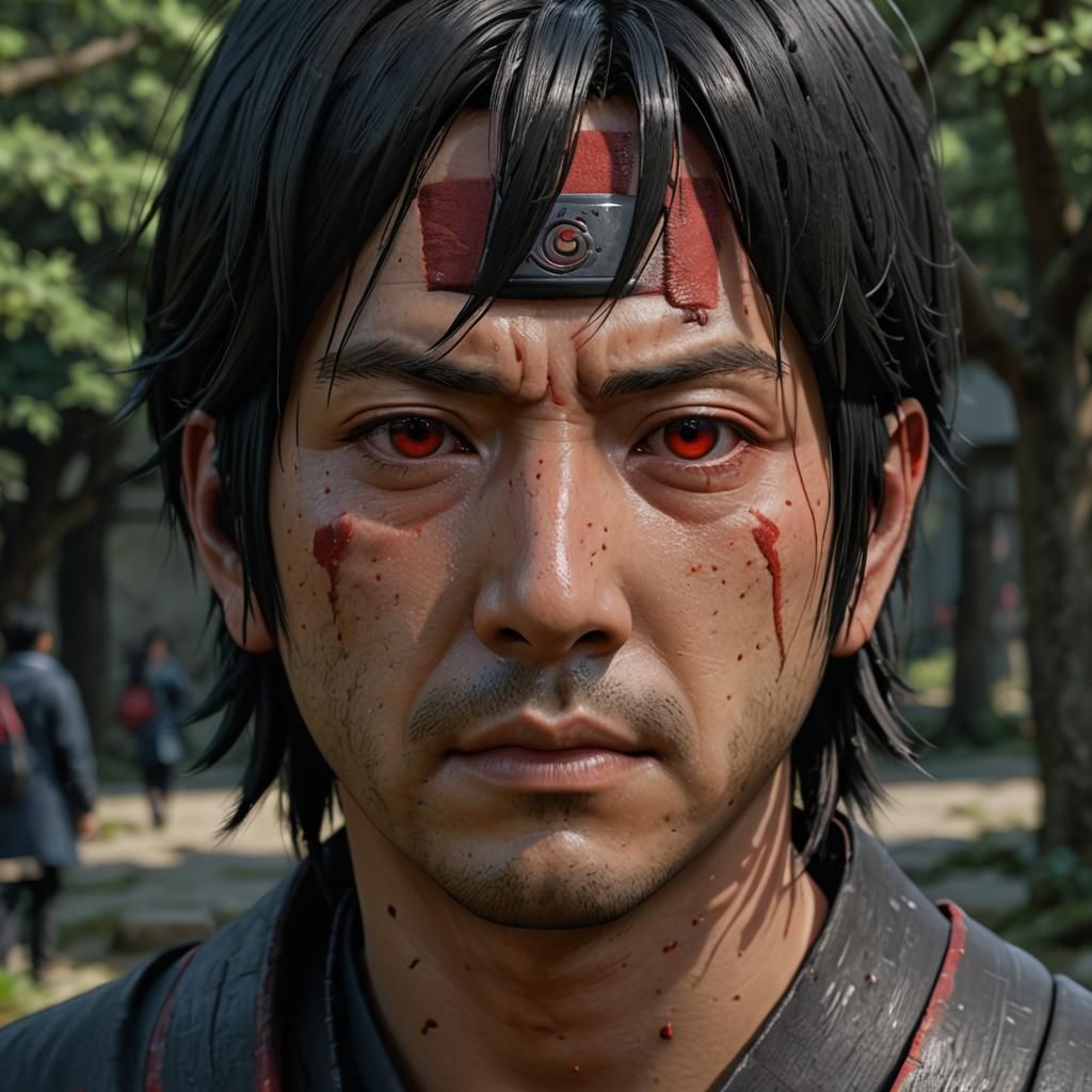 itachi Ultra realistic, hyper realistic, photo realistic, 8k...
