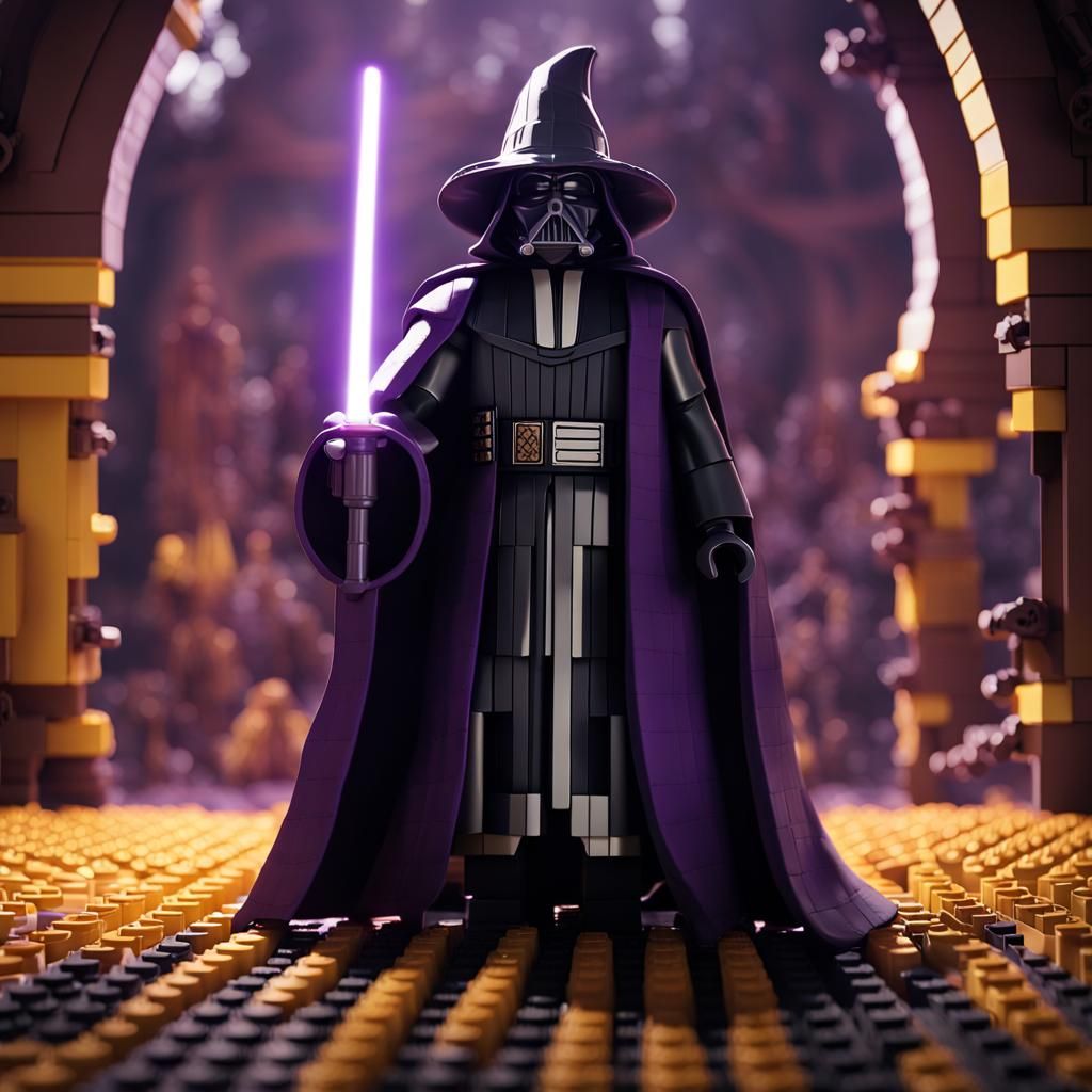 Epic Lego Battle: Gandalf vs Darth Vader