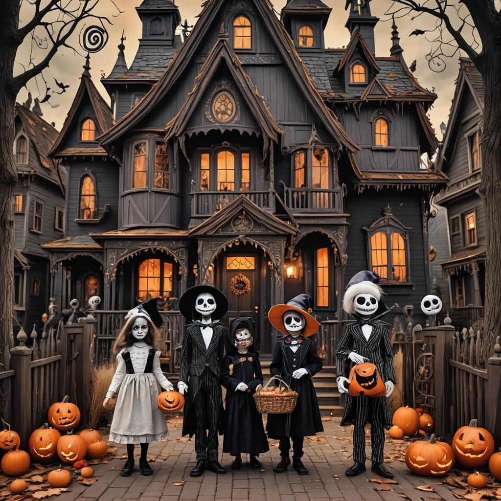 Nightmare Before Christmas Halloween Scene