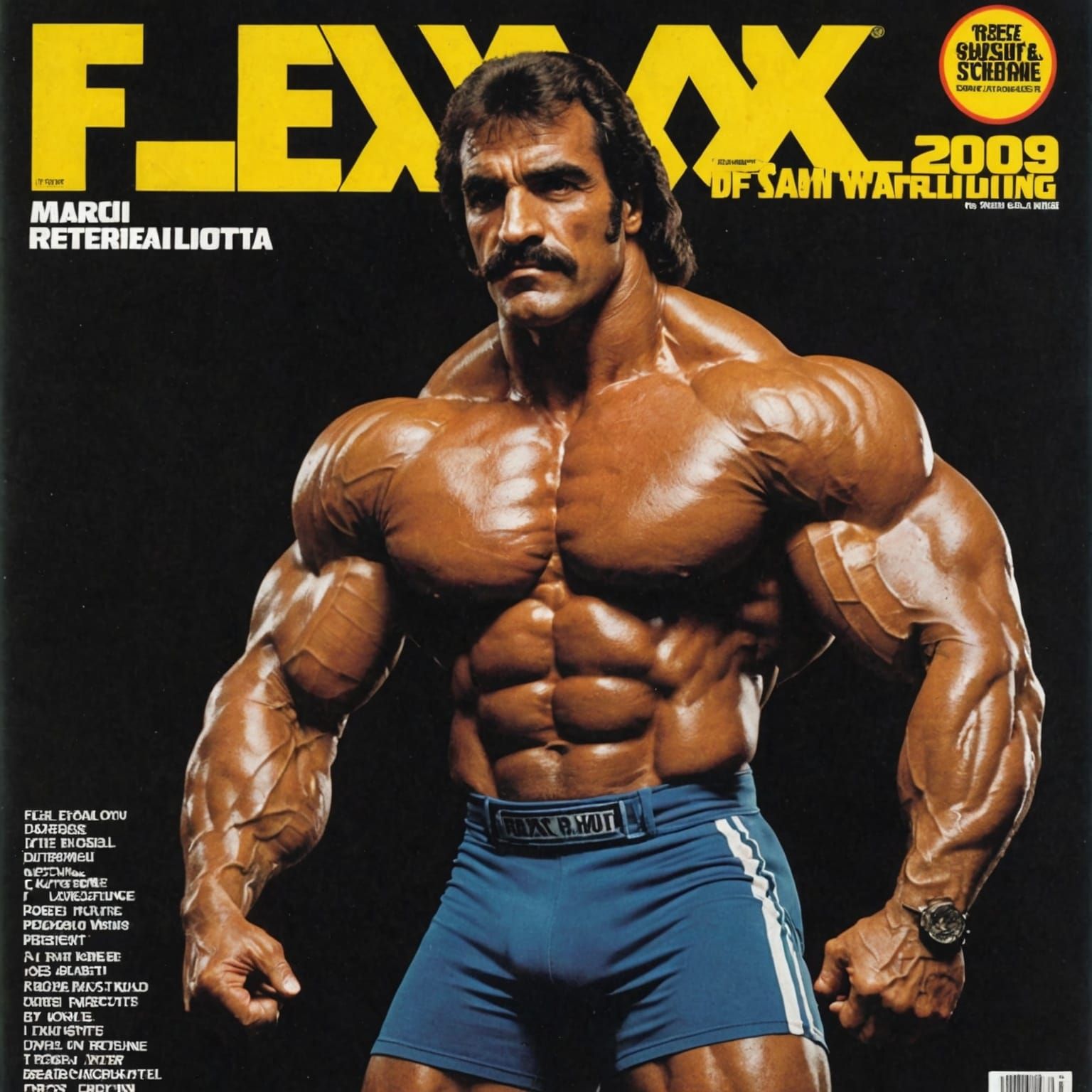 Flex Magazine, March, 1984; Bodybuilding Magazine; Samir Bannout (Cover)