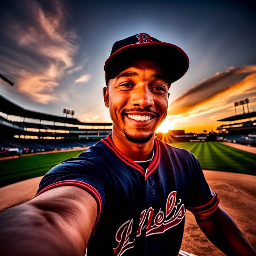 Markus Lynn « Mookie » Betts in the stadium