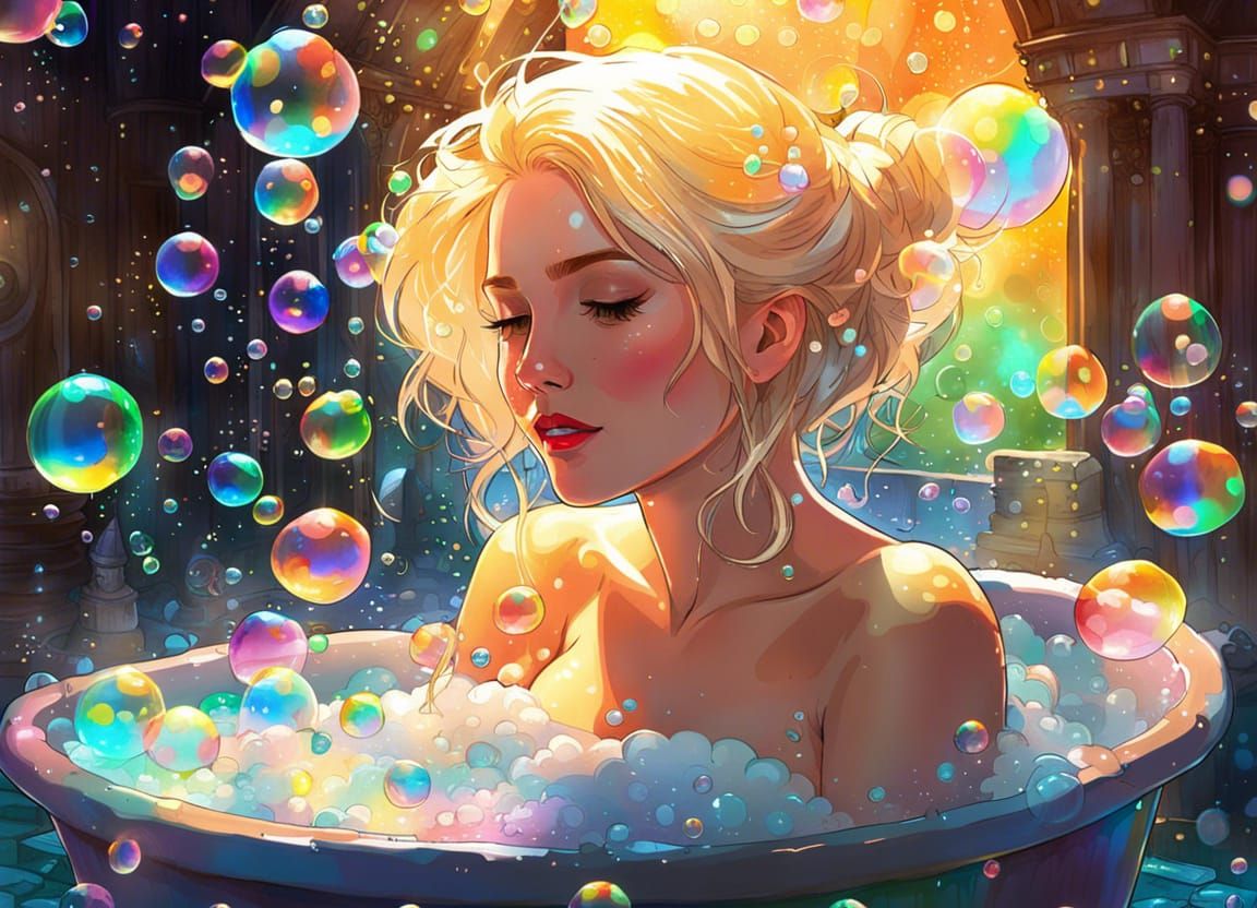 Magical Bath in a Fairy House