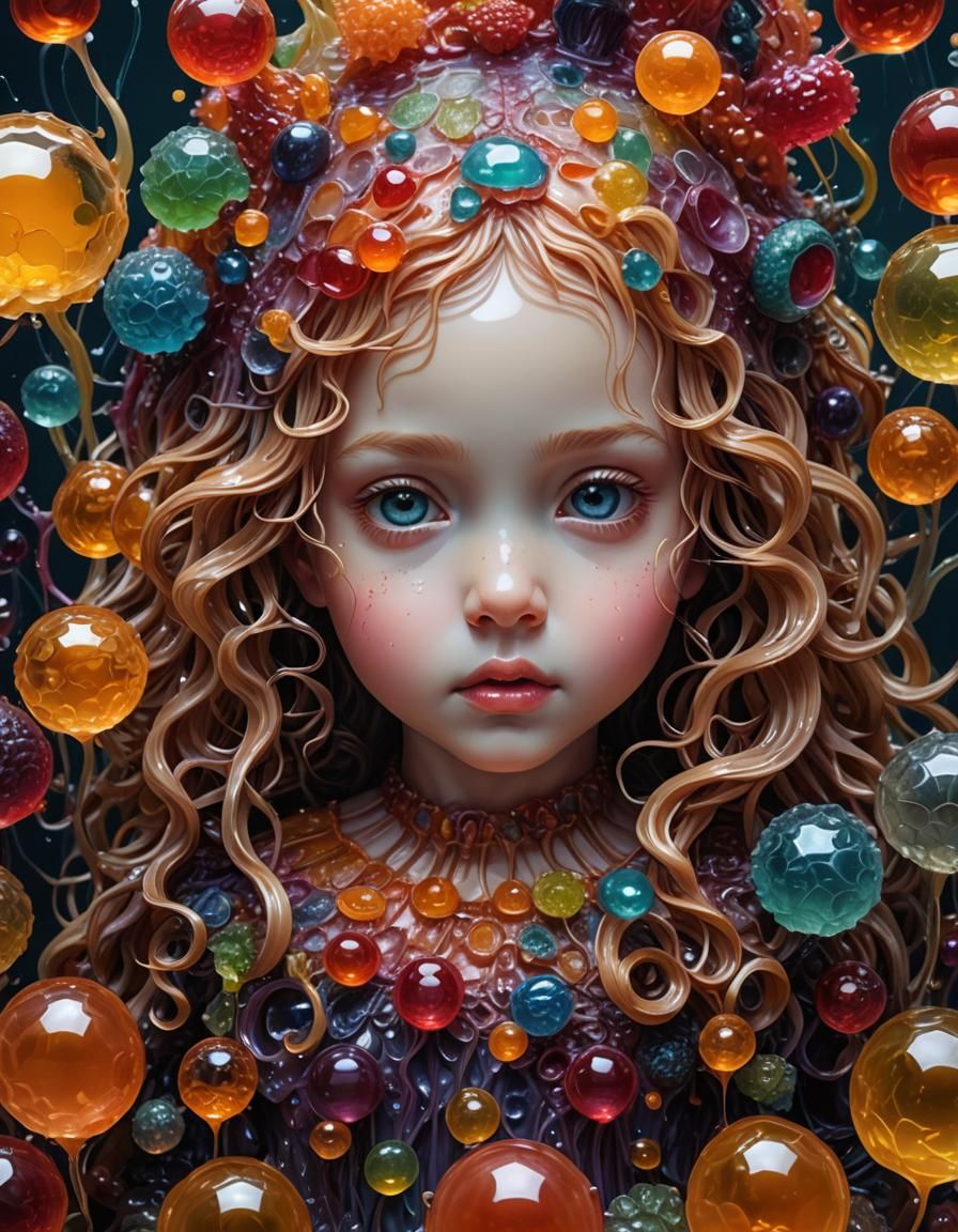 Jelly Baby Portrait: Epic, Magical Fairytale Illustration