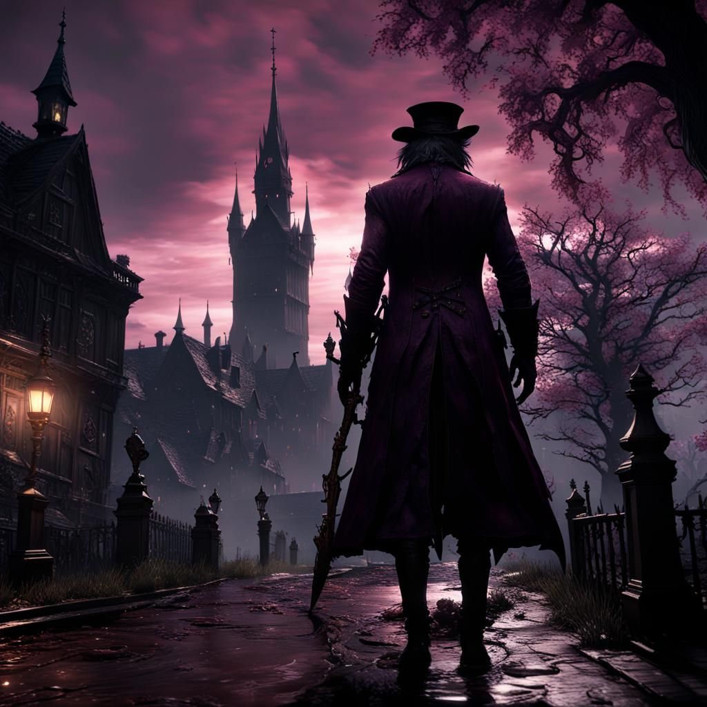 Dark Fantasy Bloodborne Game Art in 8K Resolution